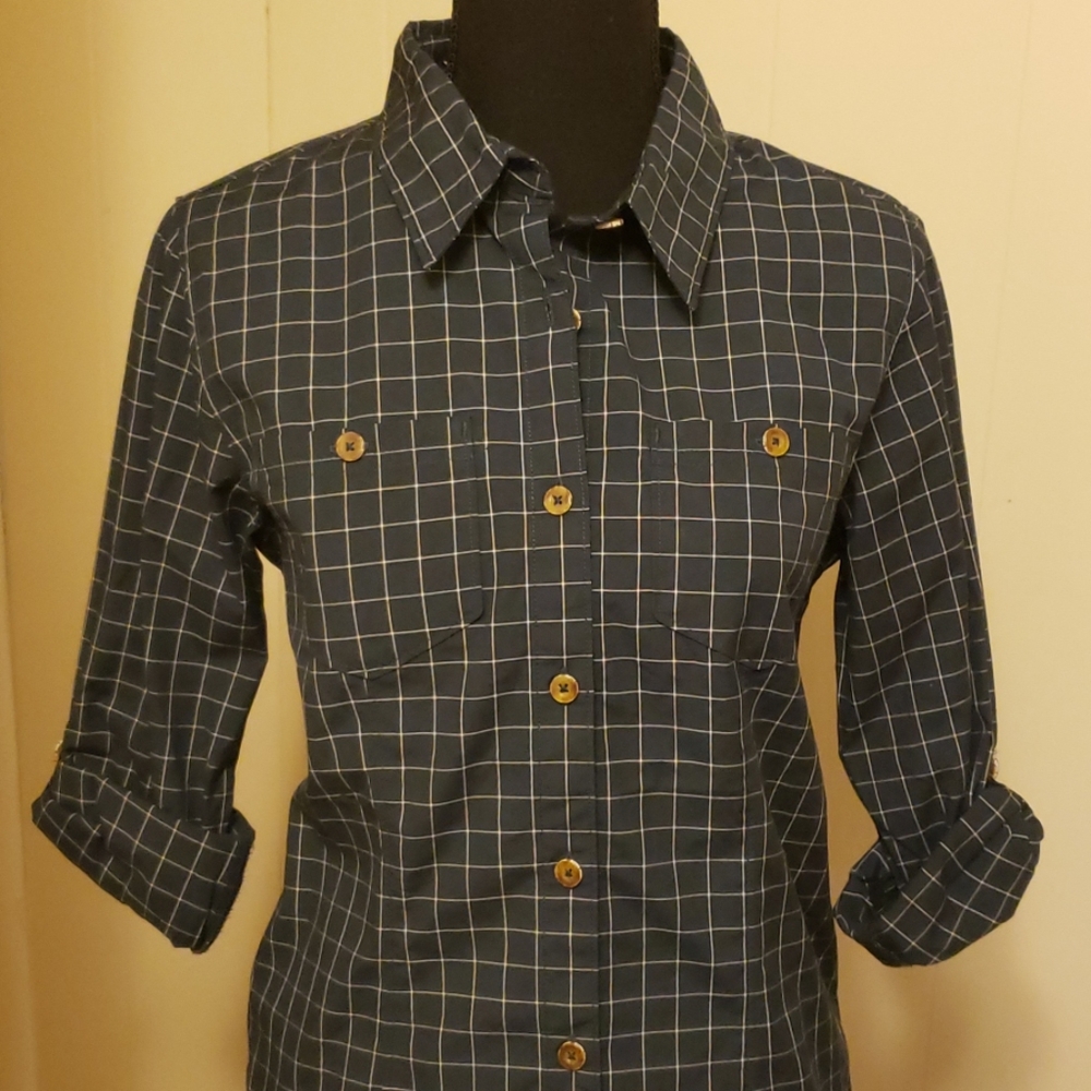The North Face size small button up. NWT